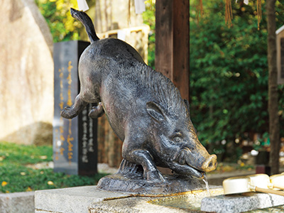 幸運の霊猪