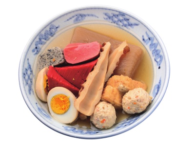 Assortment of 7 kinds of Kyoto oden for 1,760 yen.