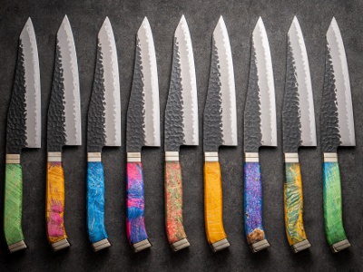 We offer a wide variety of knives with a focus on functionality and design.