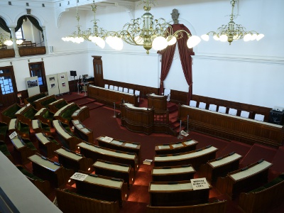 The former assembly hall was restored on the occasion of the 110th anniversary of its completion. Currently, lectures and other events are held here.