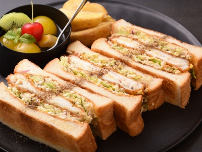 真鯛のフィッシュカツサンド2,500円