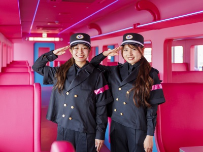 Staff dressed in conductor-inspired uniforms will guide you!