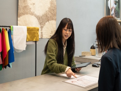 顔型診断は、診断費無料で体験できる。事前の来店予約がおすすめ。