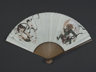 扇子〈国宝 風神雷神図〉 俵屋宗達 5,170円