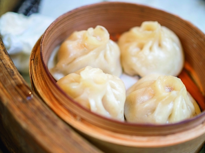 Pork buns and xiaolongbao are perfect for eating on the go.