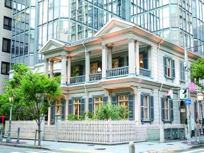 アメリカ領事館としても使用されていた旧神戸居留地十五番館。