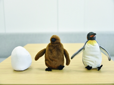 Stuffed penguins 3 types (male and female) 3300 yen each　