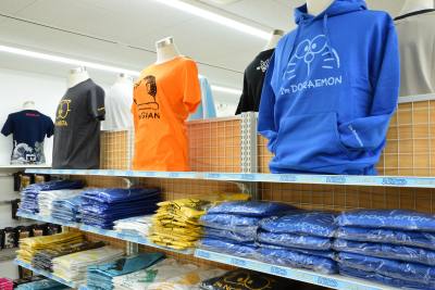T-shirts with popular Japanese anime characters such as 