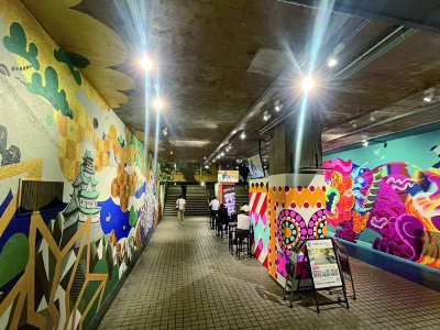 船場センタービルの地下、アートめっちゃある！