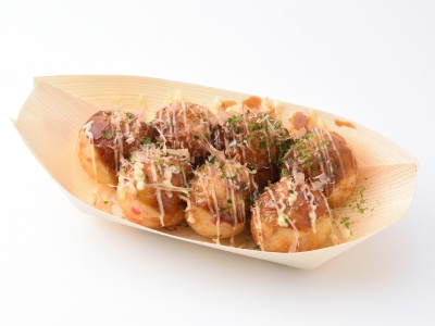 「帆のるぐらんで心斎橋」のたこ焼き 900円