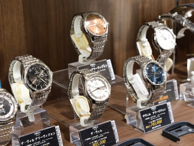 The store has one of the best selections of watches in the region, with OMEGA, LONGINES, TAGHeuer, etc.