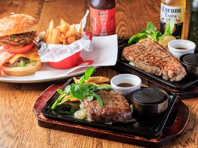 8 EIGHTH BEEF STEAK & HAMBURGER