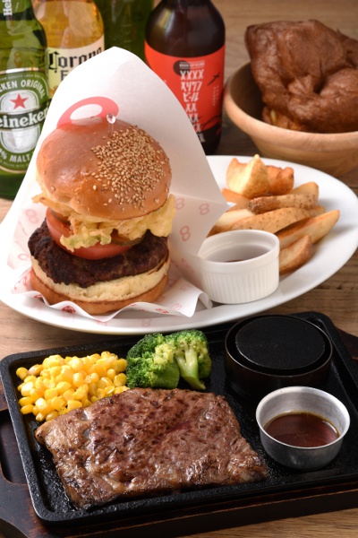 8 EIGHTH BEEF ステーキ＆ハンバーガー（MOSAIC 1F）