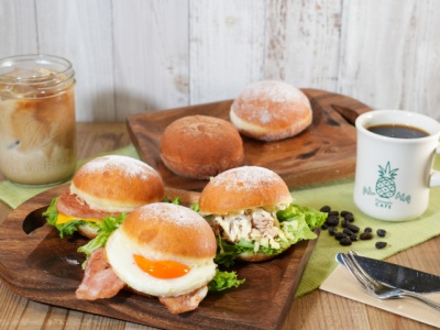 絶品マラサダモーニングが味わえる!