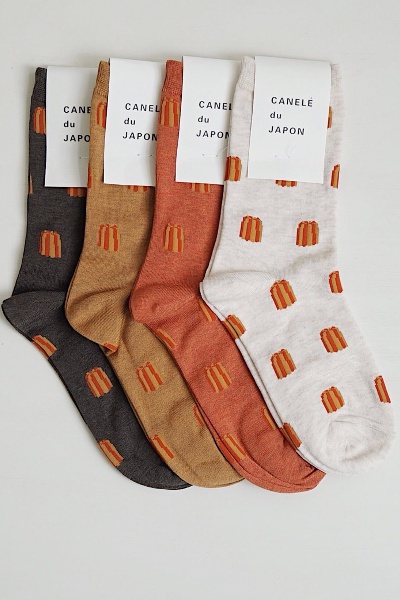 カヌレのくつ下￥1,200〜